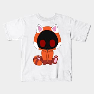 creepypasta red panda (hoodie) Kids T-Shirt